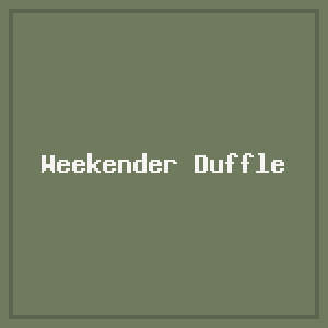 Weekender Duffle