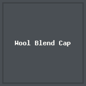 Wool Blend Cap